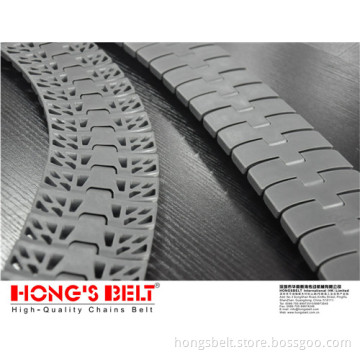 Beverage Industry Heavy-Duty Curved Plastic Chain